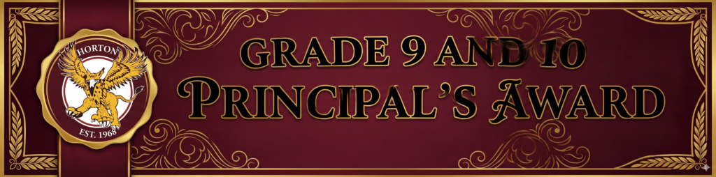 PRINCIPAL’S MEDAL